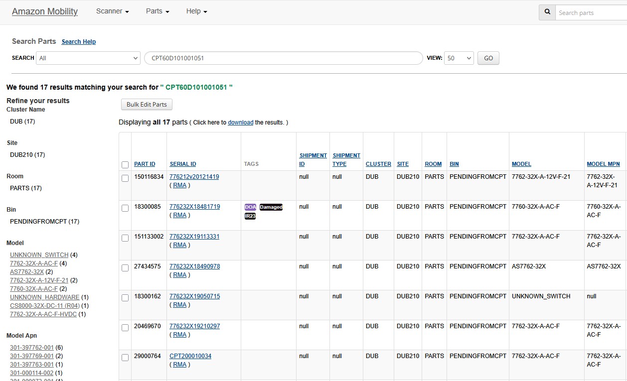 Before: Manual inventory management